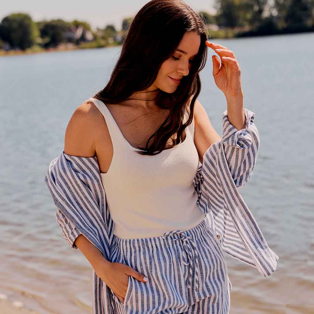 Women's fashion tops and blouses | Flowy Tank Tops | FIG Clothing