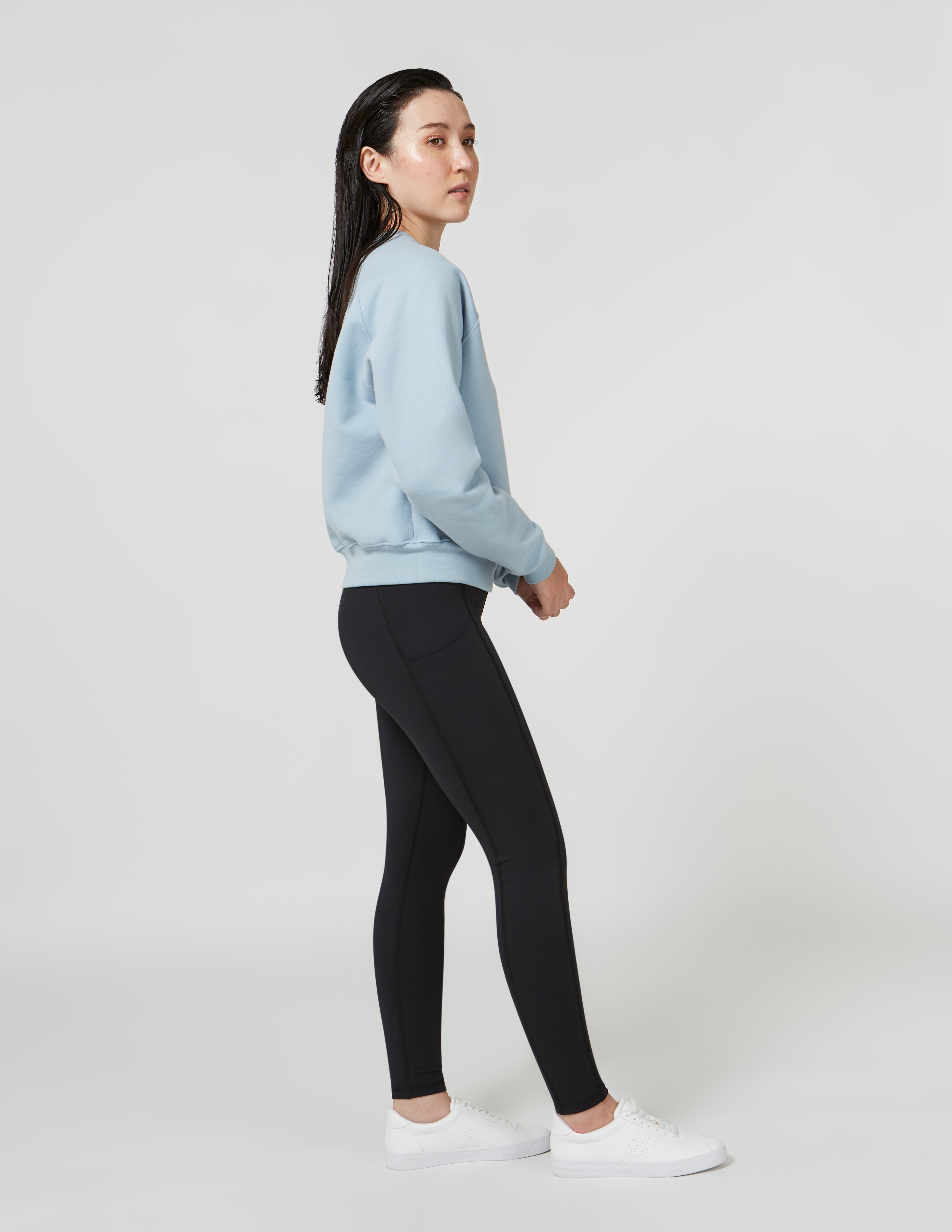 CROP SWEATSHIRT - SOLID