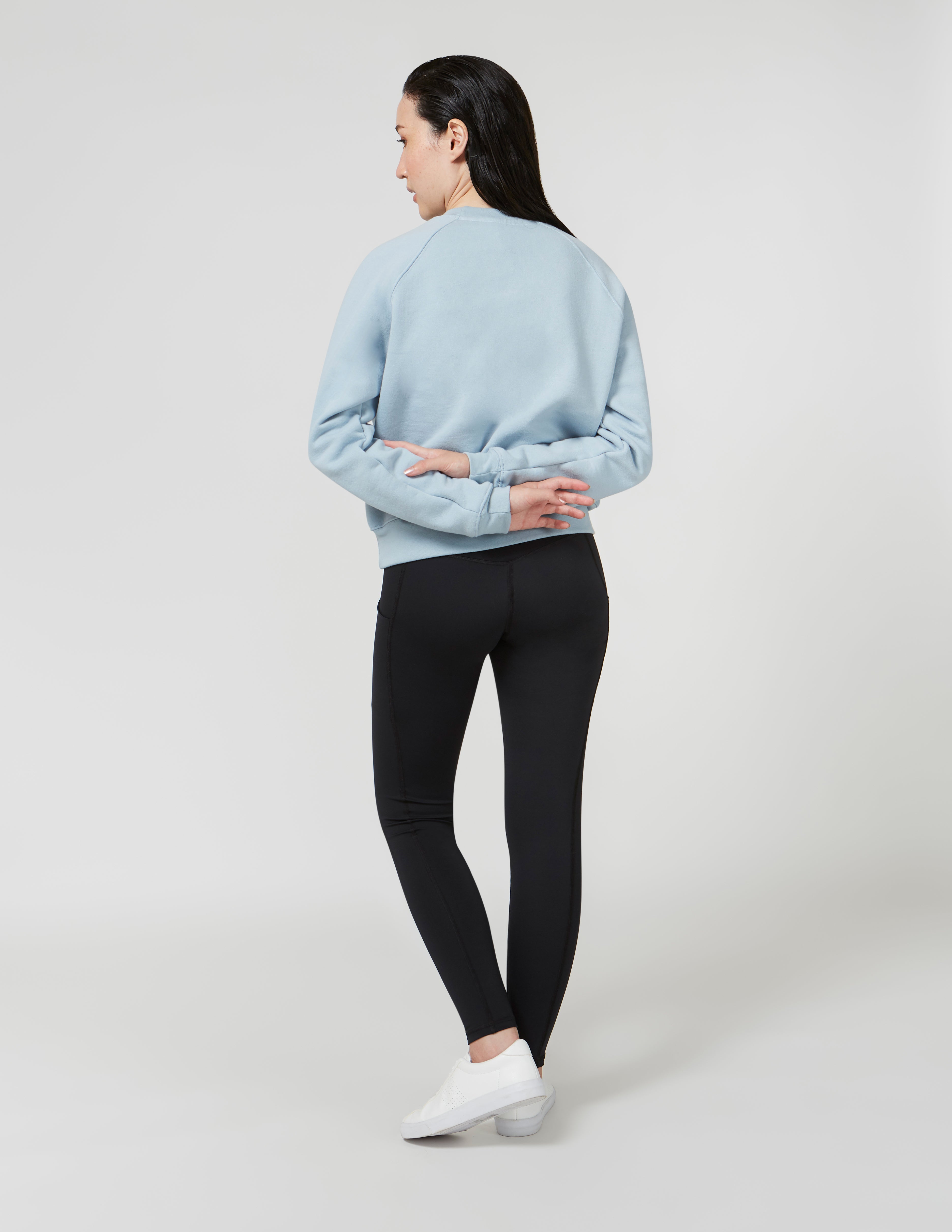 CROP SWEATSHIRT - SOLID