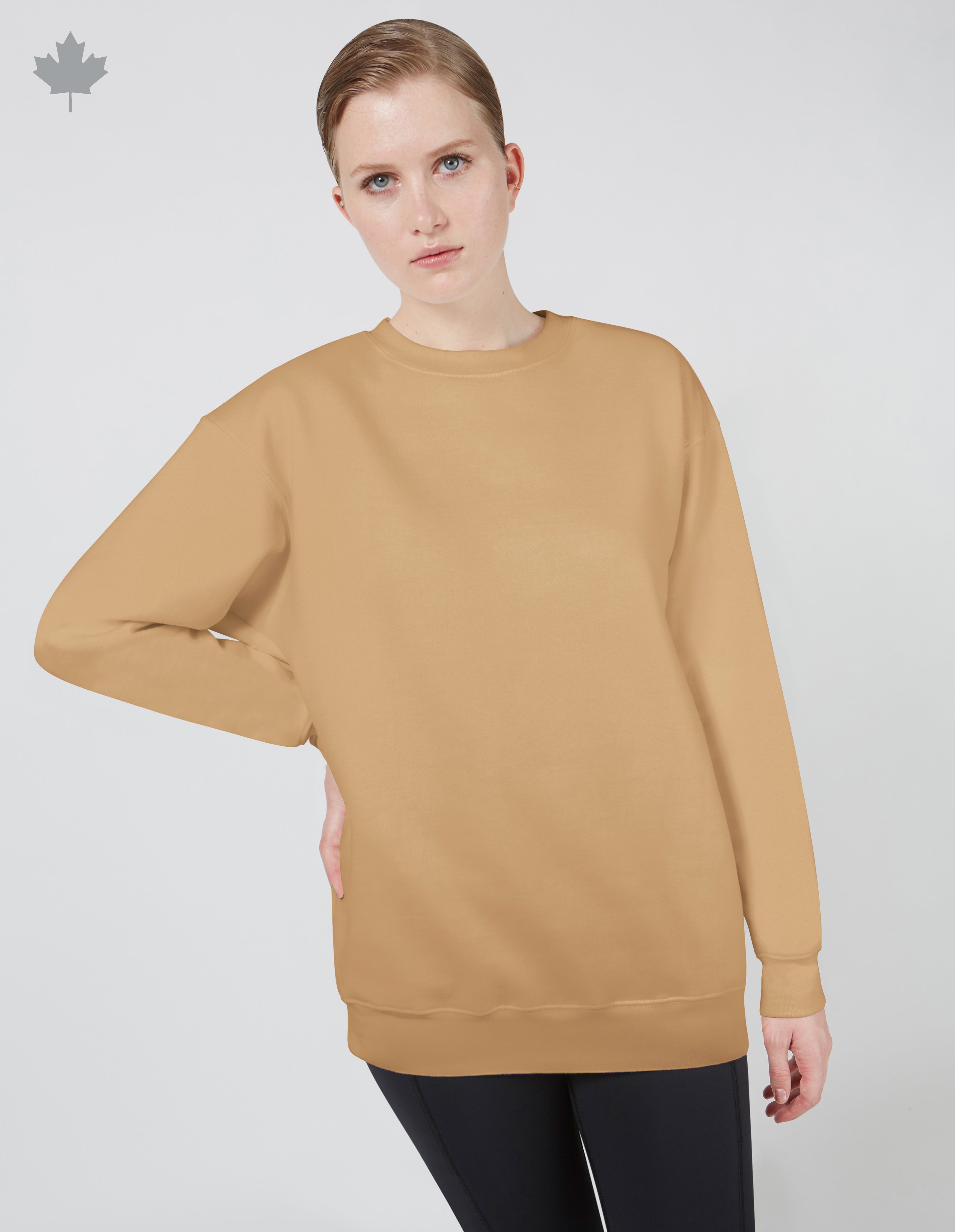 LONG SWEATSHIRT -  SOLID