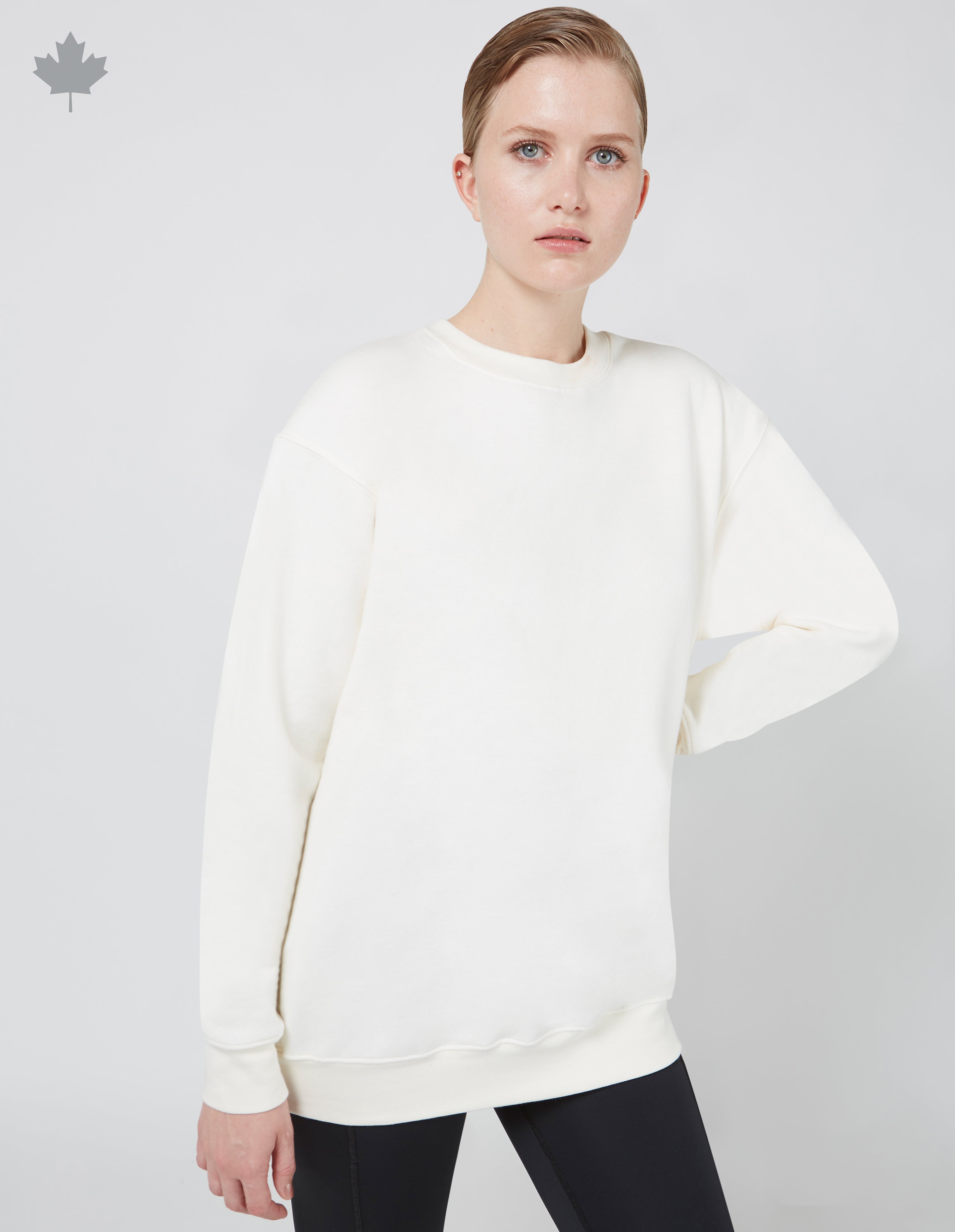 LONG SWEATSHIRT -  SOLID