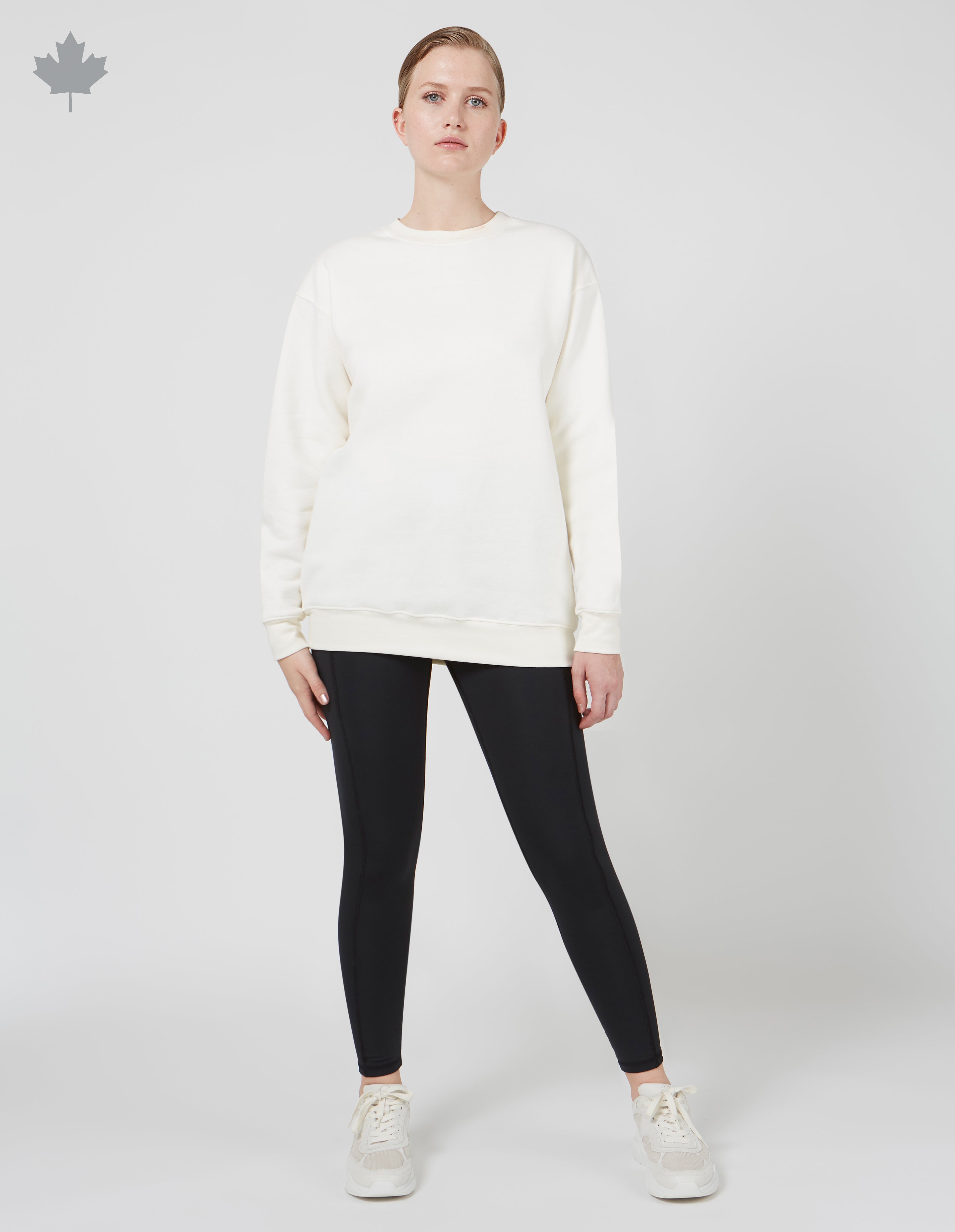 LONG SWEATSHIRT -  SOLID