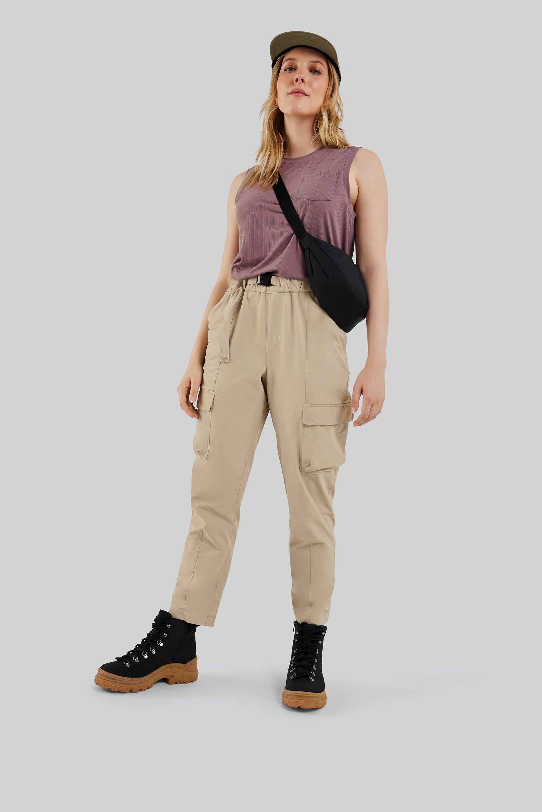 Pantalon avec ceinture NAHONI