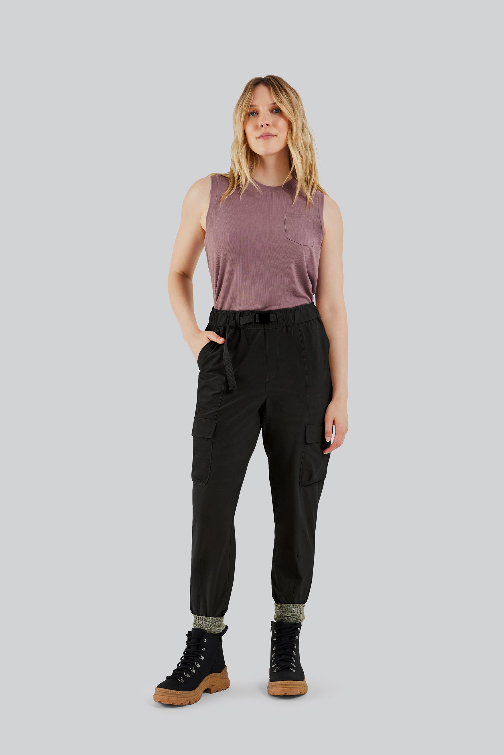 Pantalon avec ceinture NAHONI