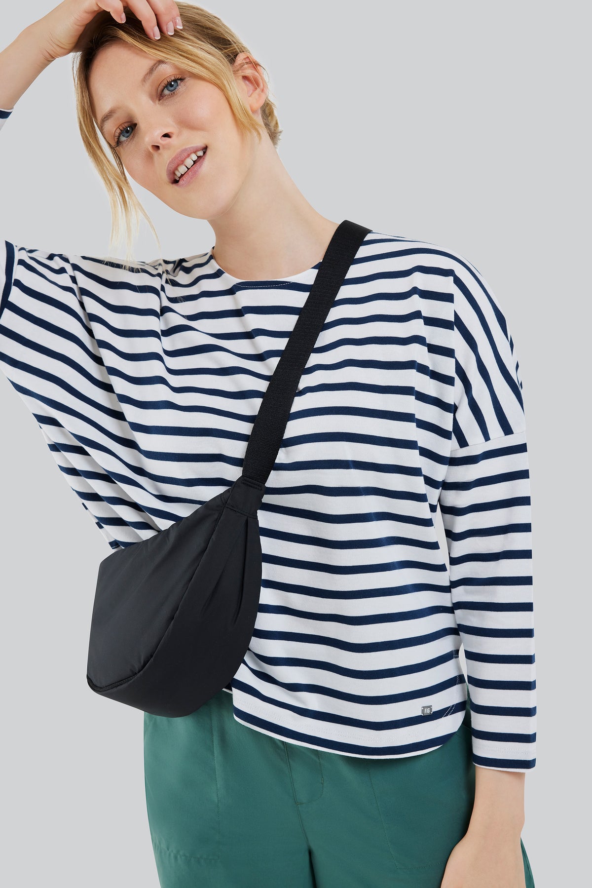 NEWPORT 7/8 SLEEVES BRETON TOP — FIG Clothing