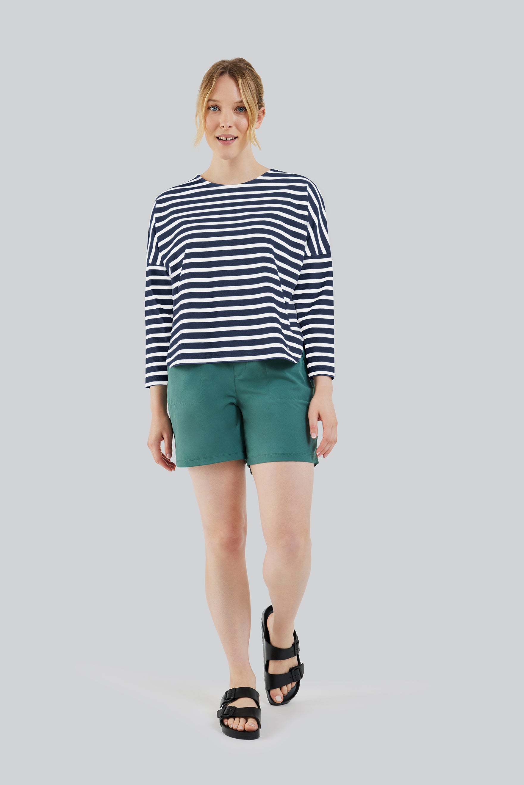 NEWPORT 7/8 Sleeves Breton Top