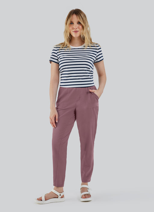 FIG Mat Pants Linen / Tencel Lightweight Travel Pants Size 8