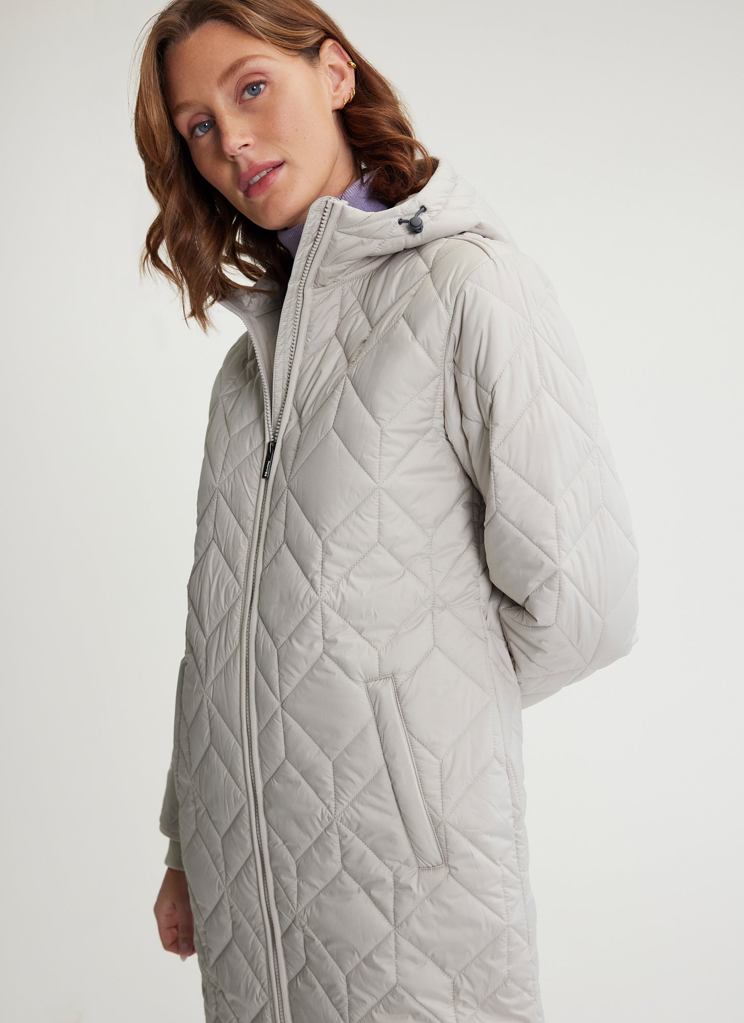 Manteau long à capuchon JUNO