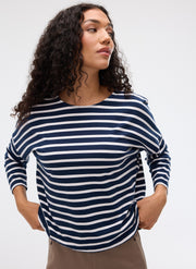 NEWPORT 7/8 Sleeves Breton Top