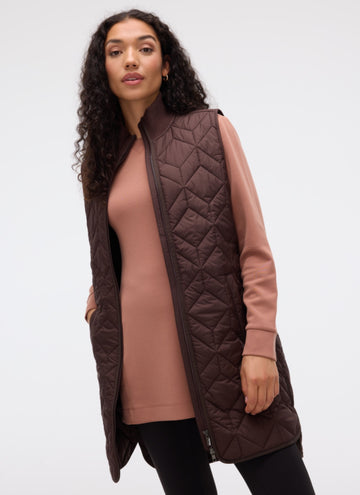 Veste longue sans manches ARIA