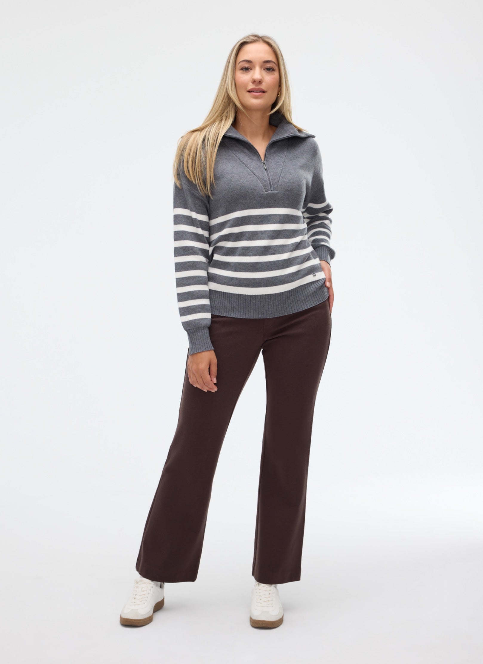 ZINA Half-Zip Sweater