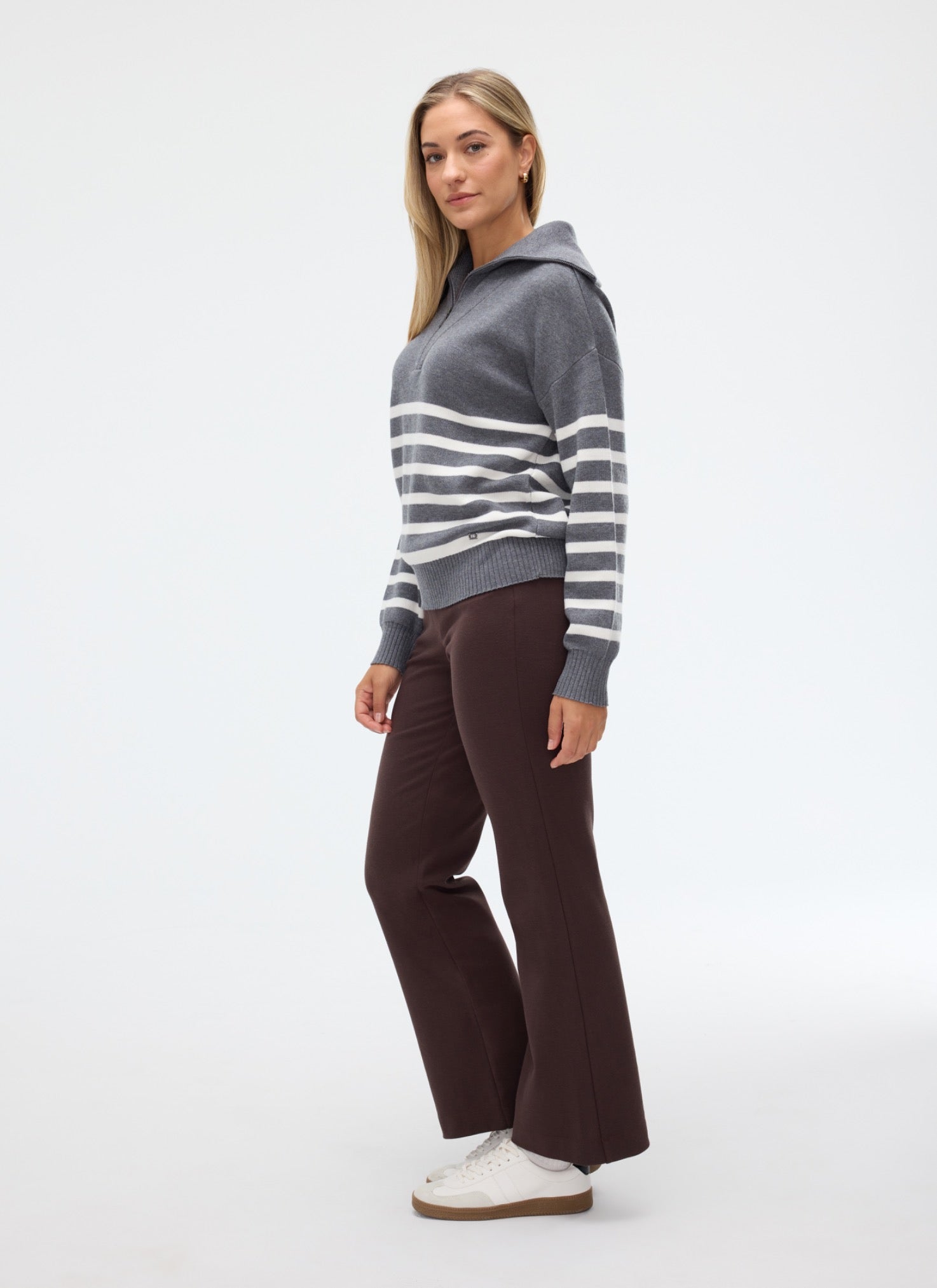 ZINA Half-Zip Sweater