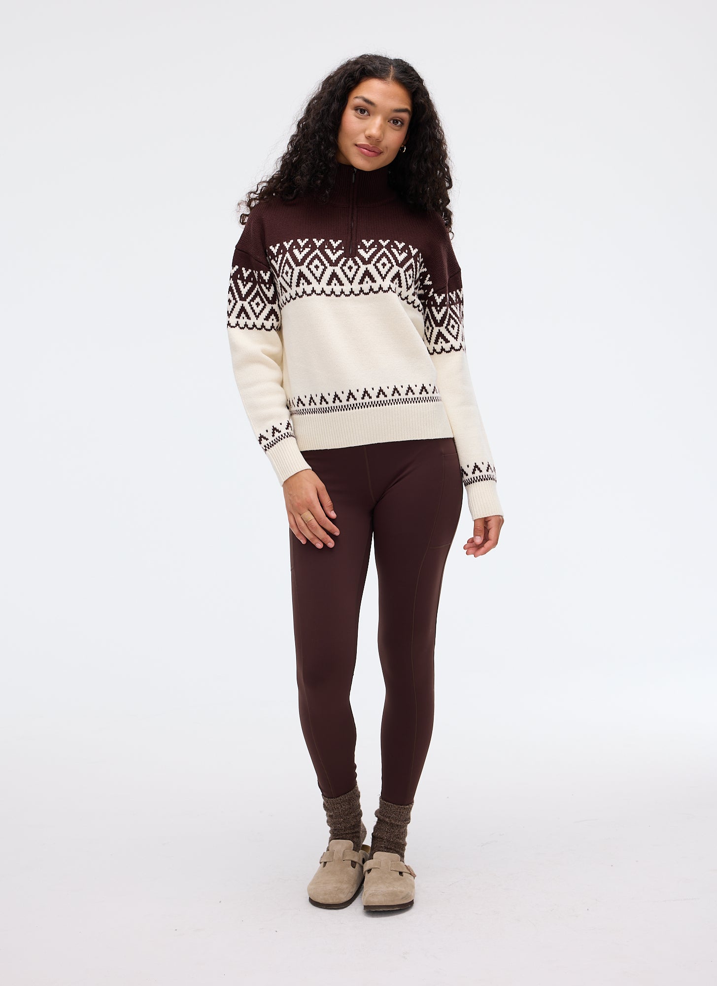 Chandail demi-zip MOERNA