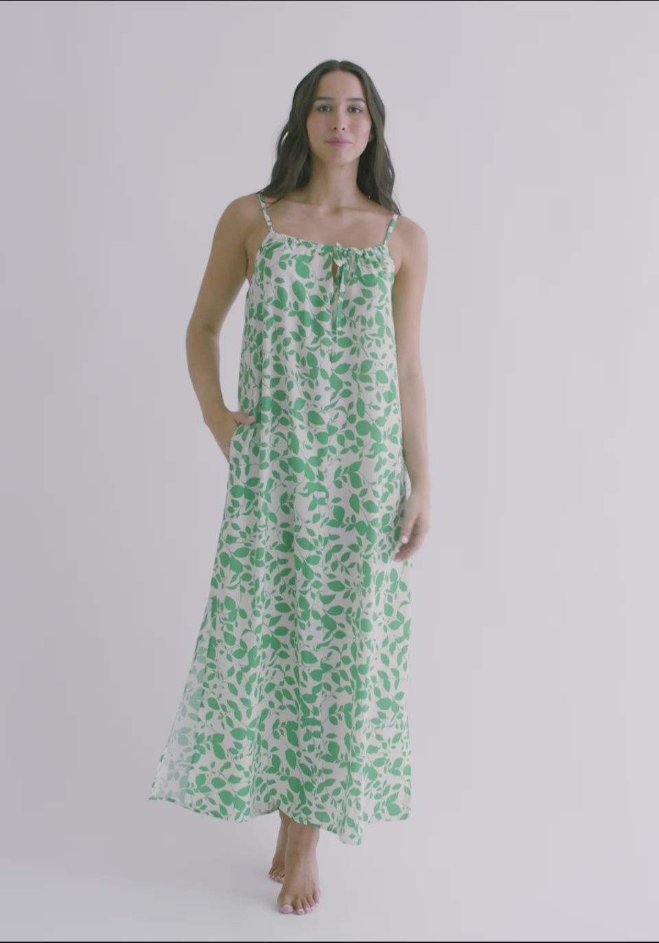 Load video: AMALFI MAXI DRESS