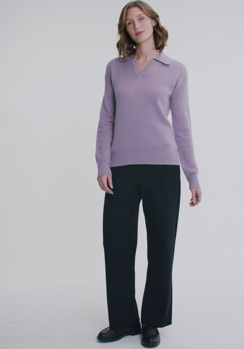 Polo Cima  – vue modèle en mouvement, FIG Clothing